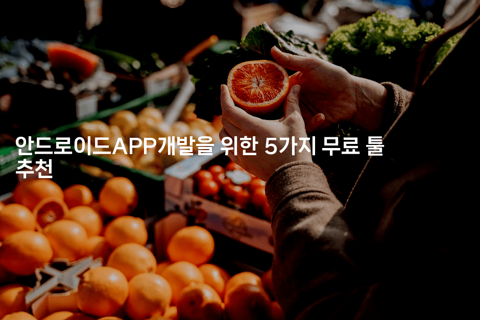 안드로이드APP개발을 위한 5가지 무료 툴 추천2-코틀린린