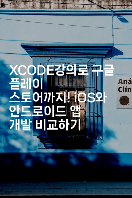XCODE강의로 구글 플레이 스토어까지! iOS와 안드로이드 앱 개발 비교하기-코틀린린