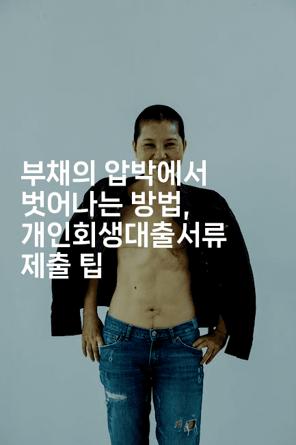 부채의 압박에서 벗어나는 방법, 개인회생대출서류 제출 팁-코틀린린