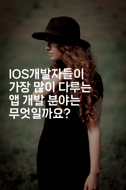 IOS개발자들이 가장 많이 다루는 앱 개발 분야는 무엇일까요?-코틀린린