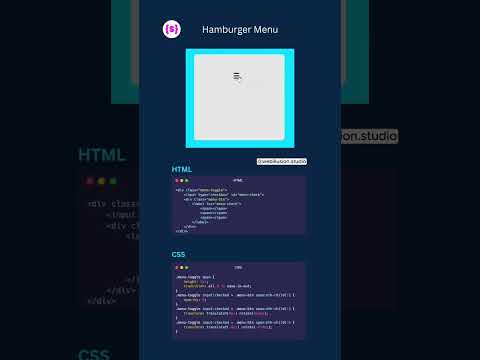 Menu Hamburguesa con HTML y CSS ????