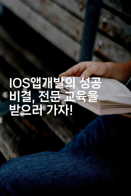 IOS앱개발의 성공 비결, 전문 교육을 받으러 가자!-코틀린린