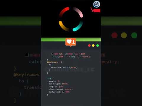 Create a colorful??? loader using html css✨#colors #trading #shortvideo #webdesign