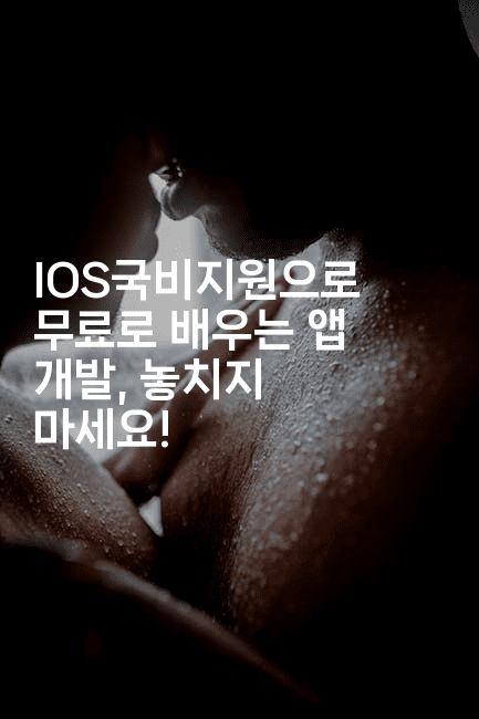 IOS국비지원으로 무료로 배우는 앱 개발, 놓치지 마세요!2-코틀린린