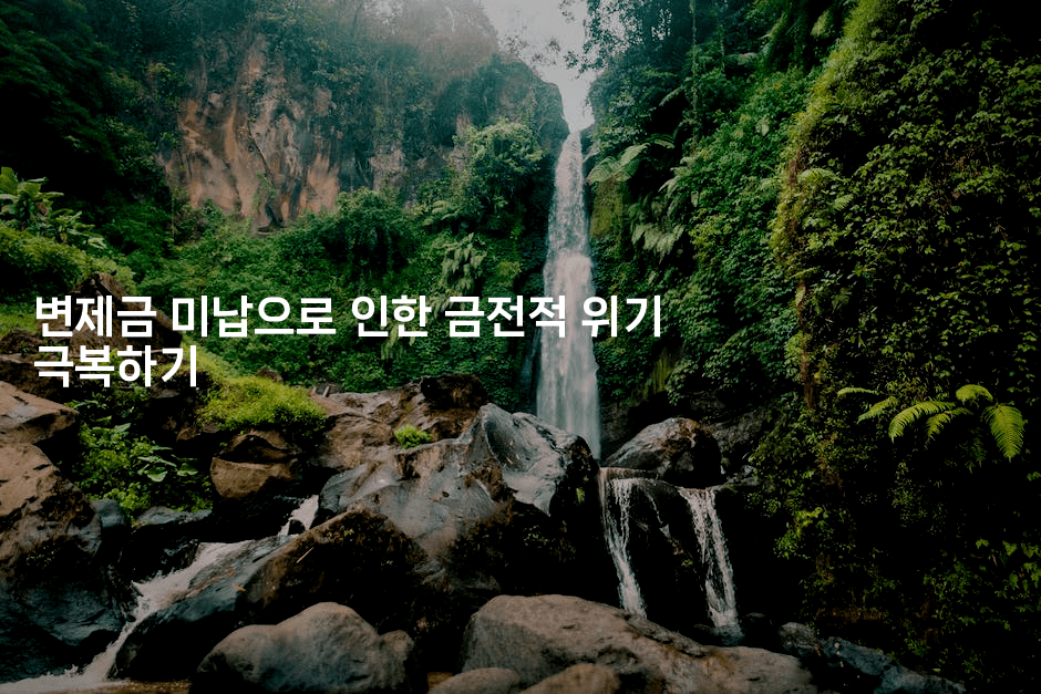 변제금 미납으로 인한 금전적 위기 극복하기-코틀린린